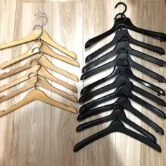 ハンガー　まとめ売り　木製&プラスチック製のサムネイル