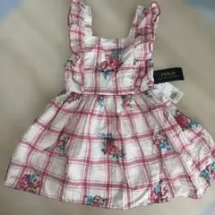 新品未使用⭐︎Polo Ralph Lauren ノースリーブワンピースエプロン風