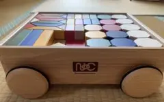 ニチガンオリジナル　木製つみきぐるま　日本製のサムネイル