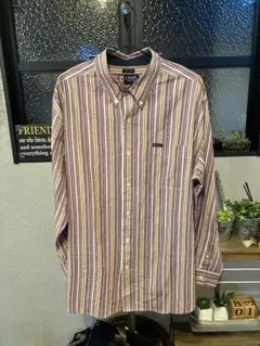 美品！CHAPS ストライプ ボタンダウンシャツ　ＸＬサイズ
