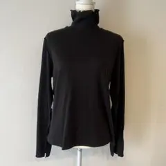 【美品】GU.ソフトリブタートルネックT（長袖）（ややゆったり）