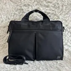 現行タグ✨未使用級 ポーターインタラクティブ ビジネス2way 2層 A4可 黒 現行タグ✨未使用級 ポーターインタラクティブ ビジネス2way 2層 A4可