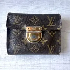 LOUIS VUITTON モノグラム 二つ折り財布 ブラウンのサムネイル