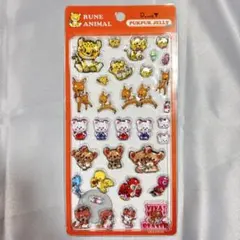 RUNE ANIMAL PUKPUK JELLY シール 24枚