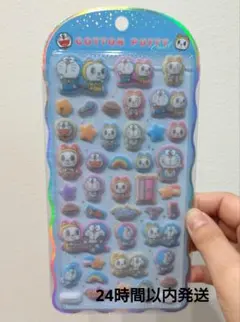 正規品【新品未使用】コットンパフィーシール　ドラえもん