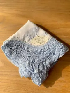 手刺繍　スワトウ汕頭ホワイト レース模様 ハンカチ　ヴィンテージ アンティーク刺繍ハンカチ 汕頭（スワトウ）手刺繍レース 手仕事