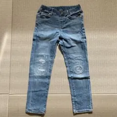 UNIQLO キッズ　ダメージジーンズ　130