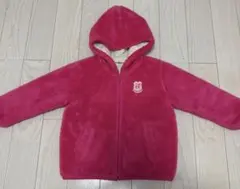 ミキハウス ホットビスケッツ アウター 100cm うさこ フリース ピンク