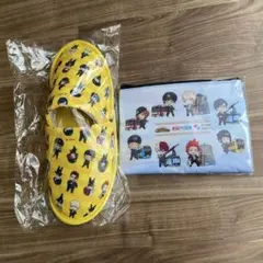 【匿名配送】ヒロアカ 静鉄 僕のヒーローアカデミア スリッパ フラットポーチ