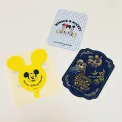 【美品】ディズニー ステッカー シール 非売品 ランド シー ミッキー ミニー