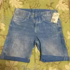値下げ！H&M ダメージハーフジーンズ