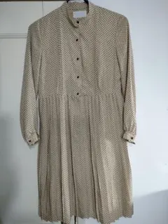 希少80s✦東京スタイルTOKYOSTYLEポルカドットプリーツワンピース