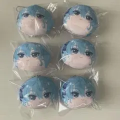 <期間限定お値下げ>星街すいせい おまんじゅうにぎにぎマスコット 6個セット