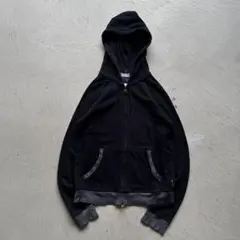 00s armani jeans black zip hoode ジップパーカーのサムネイル