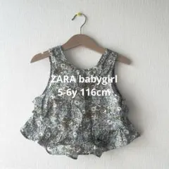 ZARA ノースリーブトップス　116cm babygirl