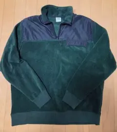 ZARA ダークグリーン フリースジャケット L