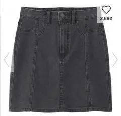 GU デニムミニスカート