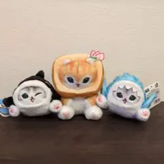 mofusand もふもふジャーニー おかおぬいぐるみバッジ 5点セット