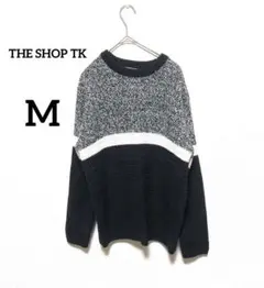 【ザショップティーケー】ニット セーター マルチカラー M ボーダー 秋冬