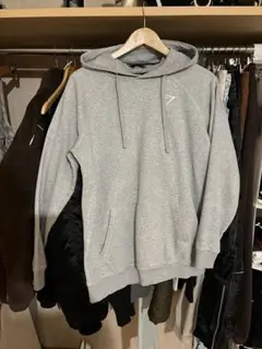 GYMSHARK グレー フード付きパーカー Sサイズ