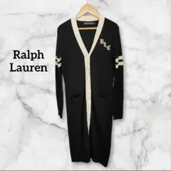 ラルフローレン ブラック ニット ワンピース M