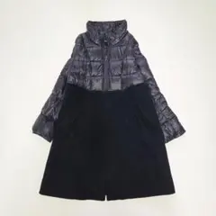 レリアン✨異素材切替 ダウンコート Aライン ウール 大きいサイズ11のサムネイル