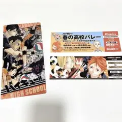 ハイキュー 烏野 音駒 ゴミ捨て場の決戦 チケットフォイル ジャンプショップ