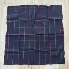 バーバリー　ハンカチ　ネイビー