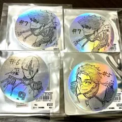 ブルーロック コースター型 ホログラムステッカー 4点