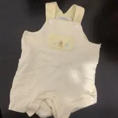 ファミリア　ベビー　オーバーオール　サロペット　サイズ80 黄色
