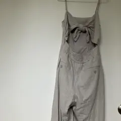 バックリボン オールインワン ベージュ M