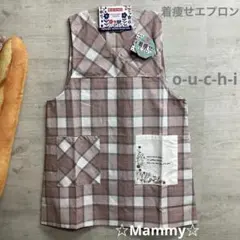 着痩せエプロン　チュニック　ワンピースエプロン　o-u-c-h-iのサムネイル
