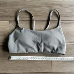 Lululemon ブラトップ　8 グレー　タグ無し