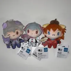 エヴァンゲリオン サンリオ ぬいぐるみ マスコット 3種セット