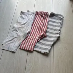 UNIQLO 7分丈レギンスパンツ 3点セット 80cm