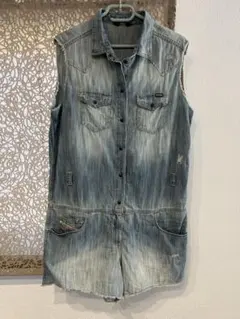 DIESEL☆デニム☆ワンピース☆ジャンパースカート☆ジャンスカ☆オールインワン