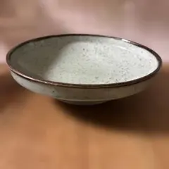 陶器 皿 深皿 プレート 鉄散 釉薬