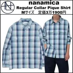 Mサイズ ★ ナナミカ レギュラーカラー ピケシャツ S25SG064 10併のサムネイル