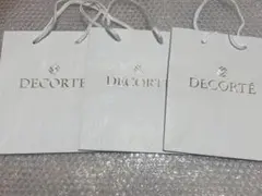 DECORTE ショップ袋 3枚セット