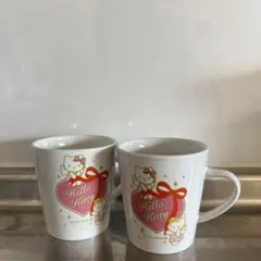 ハローキティ 30周年記念 マグカップ 2個セット