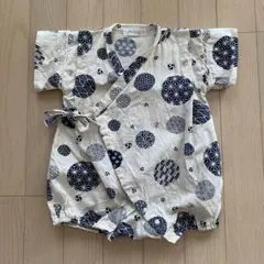 甚兵衛　じんべえ　浴衣　ベビー　80 ベージュ　男の子