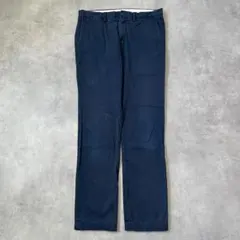 ポロ ラルフローレン W34 ポロチノ 古着 チノパン ボトム 紺 19066
