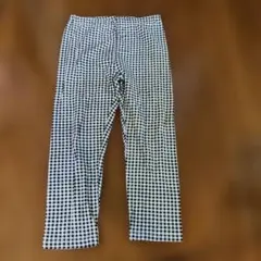 UNIQLOギンガムチェックレギンスパンツ 140cm