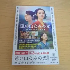 遠い山なみの光