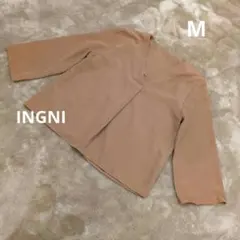 INGNI イング　カットソー　スエード調プルオーバー　M　長袖