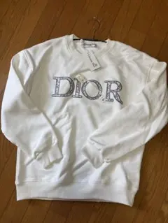 Dior　白　トレーナー　パーカー　ハイブランド　メンズ