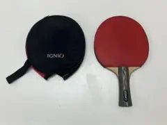 IGNIO卓球ラケット 赤 ケース付き