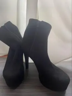 『大人気』salire ブラック ハイヒールブーツ