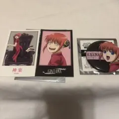 銀魂 銀魂わーるど インスタントフォト 缶バッジ 神楽