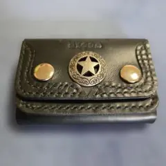 送料無料★ 新品★ハンドメイド　本革　トラッカーウォレット　財布